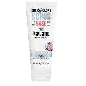 BNIB Soap & Glory Scrub Your Nose In It AHA Facial Scrub